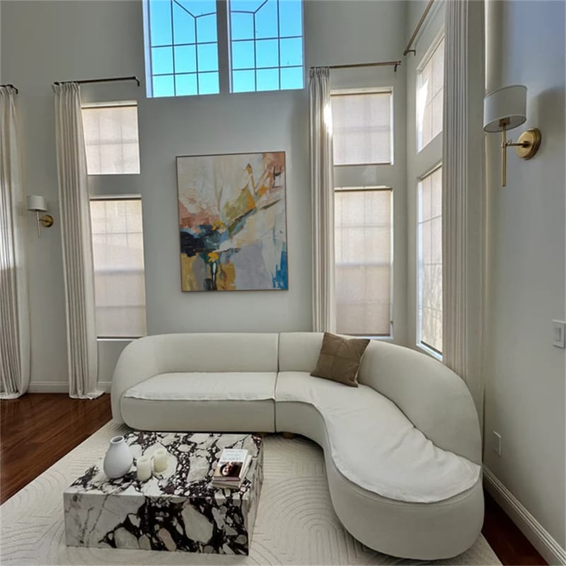Customer photo review of Colorful Abstract Textured Painting Canvas #AT093