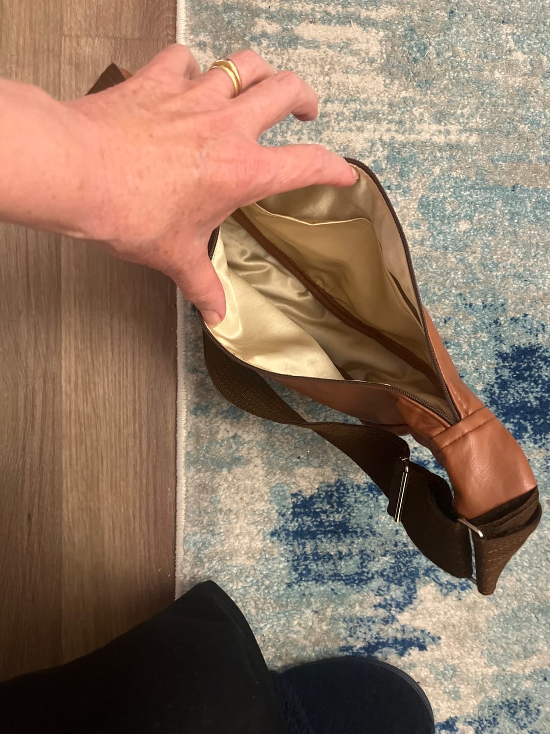 Customer photo review of Plain Shantung Satin Fabric