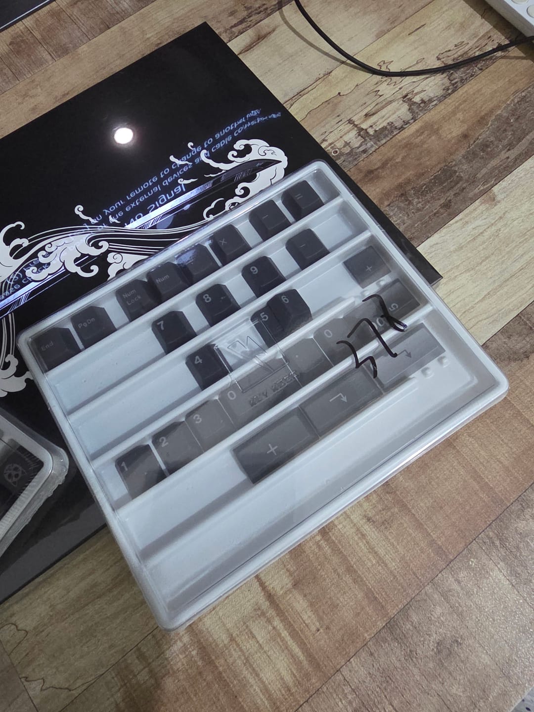 Customer photo review of KEYKOBO NICHIRIN ABS TRIPLE-SHOT KEYCAP SET PRE-ORDER