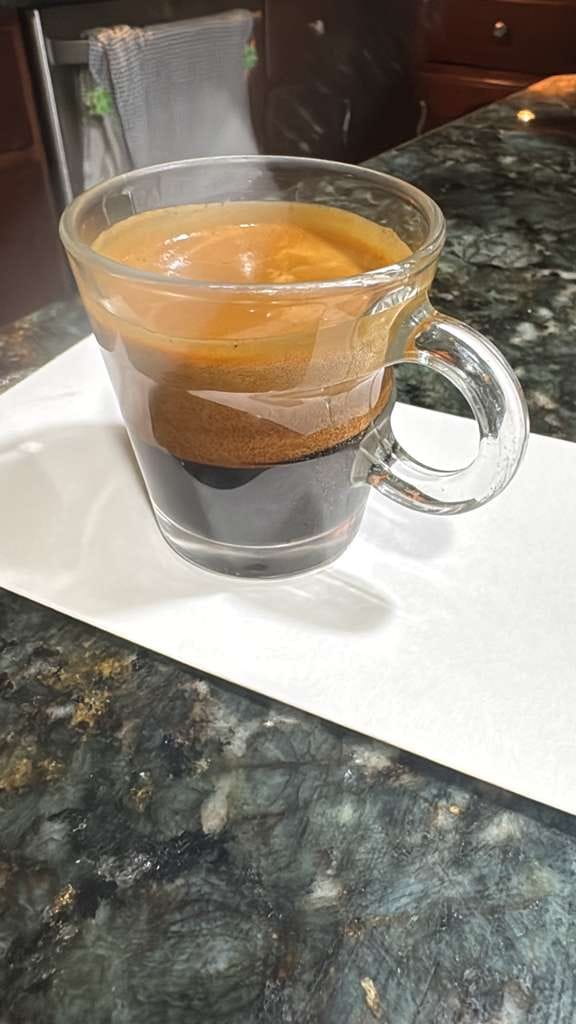 Customer photo review of Crema Intensa - Whole Bean Coffee 2.2lb Bag