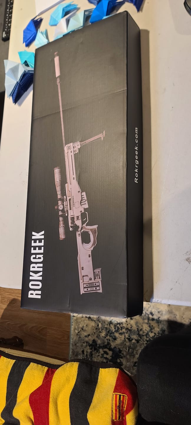 Customer photo review of Rokrgeek AWM Sniper Rifle 3D Wooden Gun Puzzle