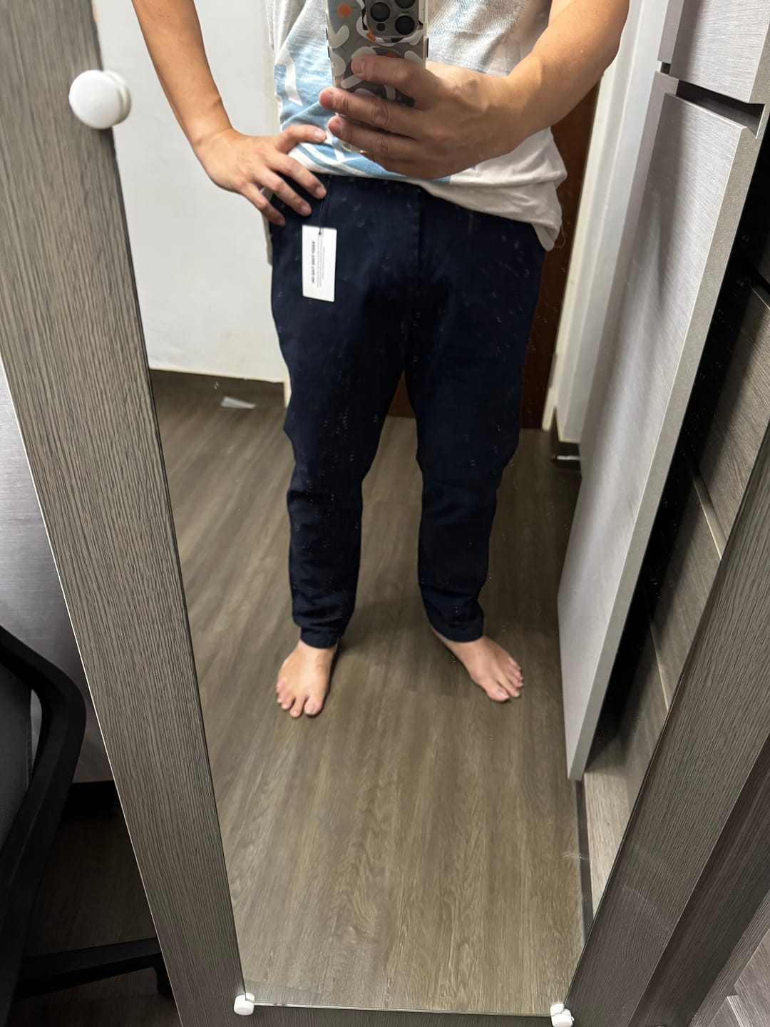 Customer photo review of Slim Fit Chino Pants