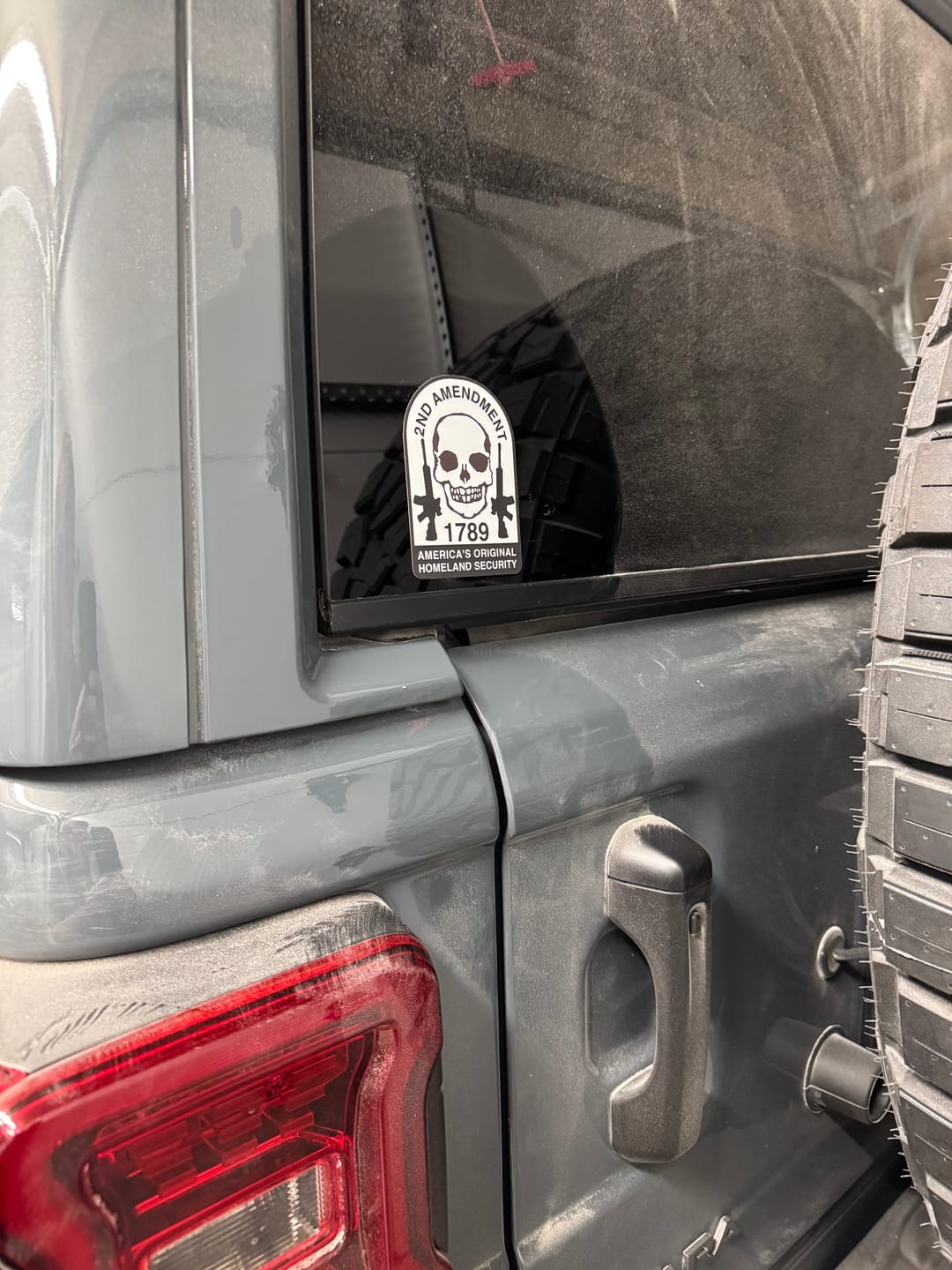Customer photo review of 2nd Skull Decal