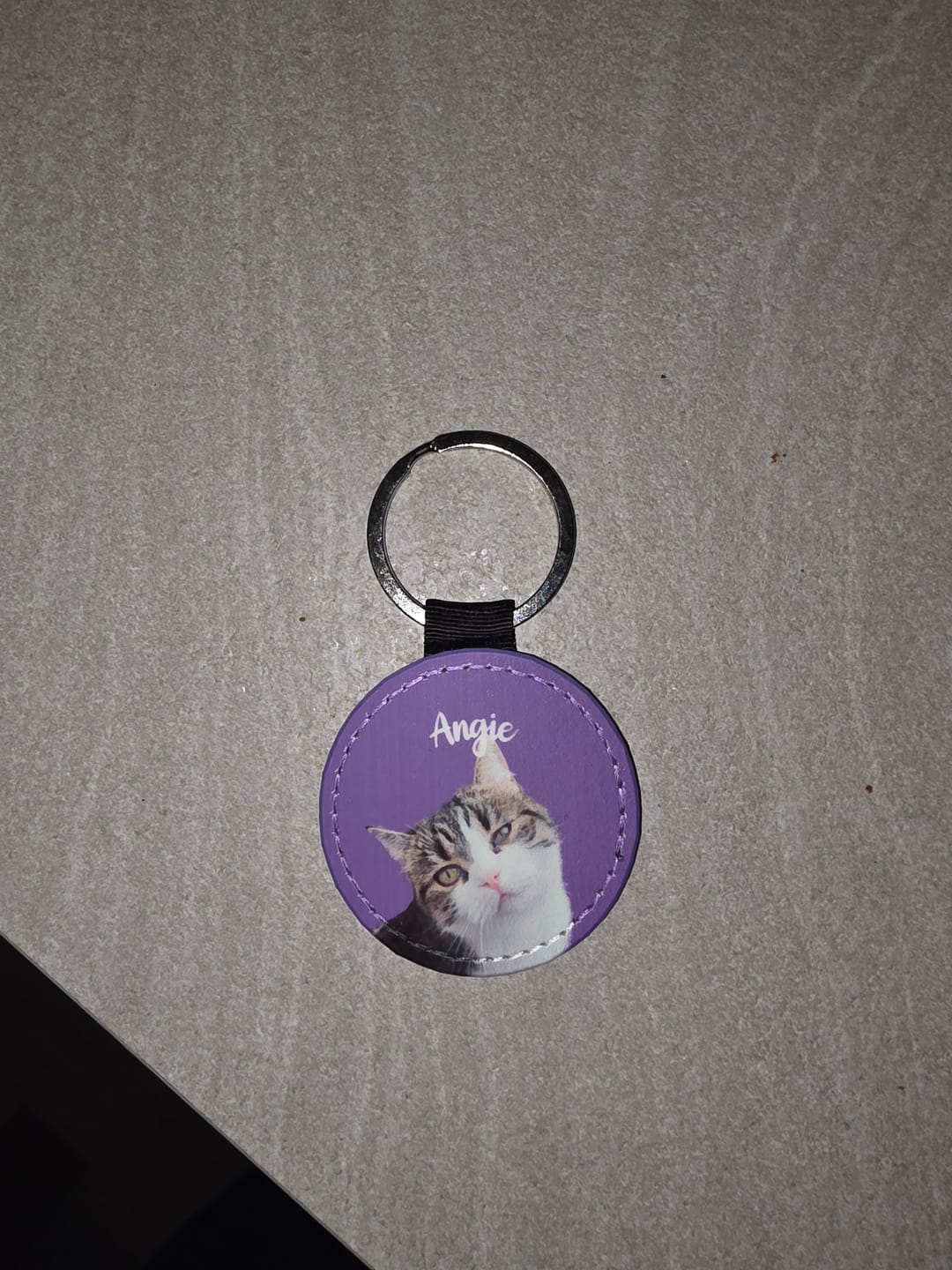 Customer photo review of Ritratto animale domestico - Portachiavi personalizzato