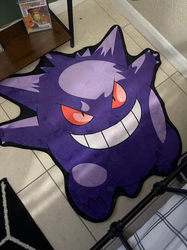 Customer photo review of Gigantamax Gengar Rug