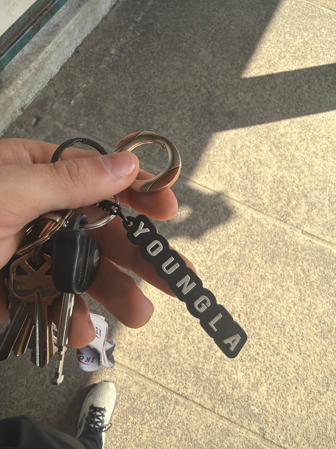 Customer photo review of 931 YoungLA Keychains