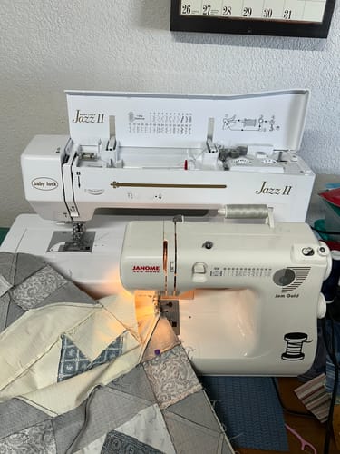 Customer photo review of Baby Lock Jazz 2 Sewing & Quilting Machine