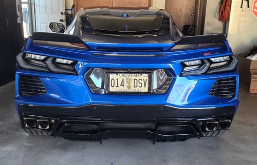 Customer photo review of 2020-2026 Corvette C8 Euro Smoke Style LED Taillights Amber Sequential Pair