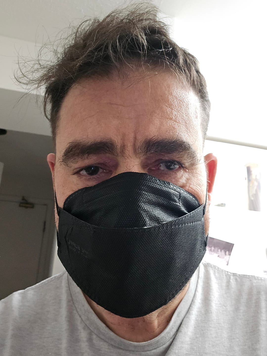 Customer photo review of N95 Respirator Face Mask Made in Canada (Large)