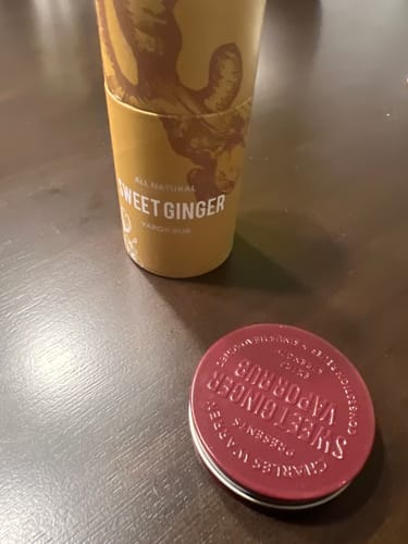 Customer photo review of Extra Strength Sweet Ginger Vapor Rub [Compact]