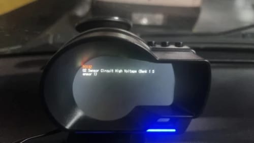 Customer photo review of Car Head Up Display OBD2 Smart Car HUD