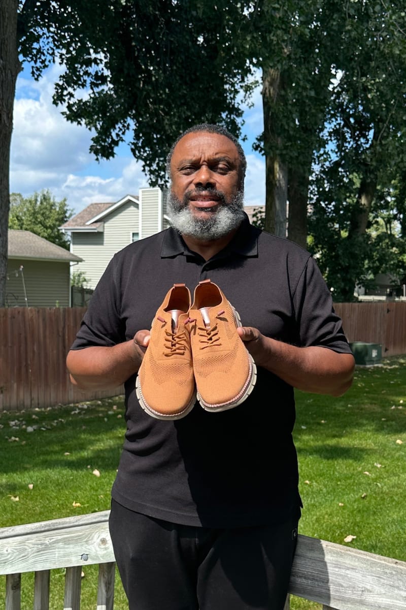Customer photo review of Ultra Comfy - Shoes