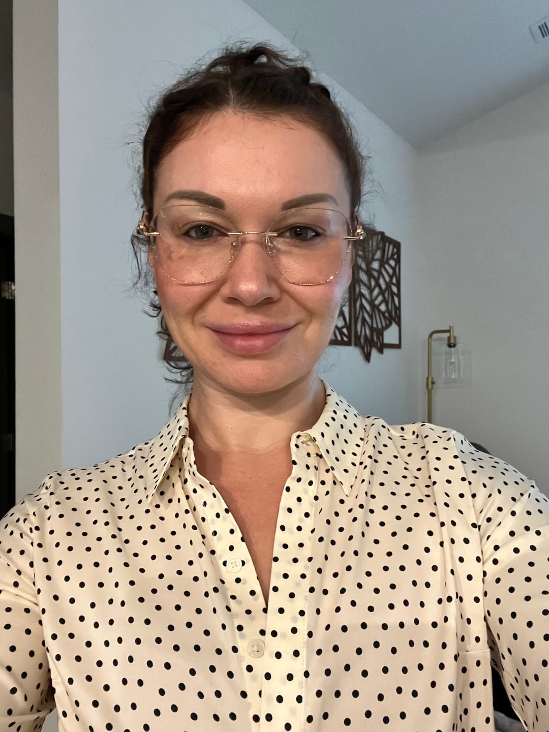 Customer photo review of Aria Eyeglasses