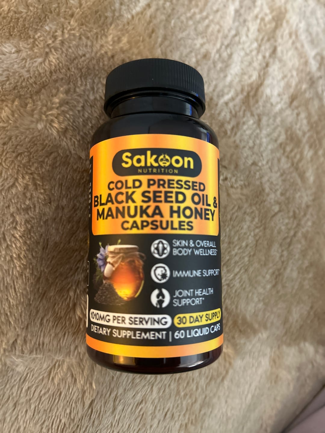 Customer photo review of Black Seed Oil & Manuka Honey Capsules
