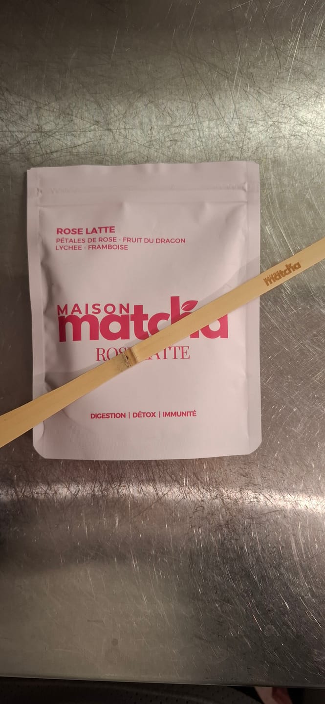 Customer photo review of Cuillère à matcha en bambou