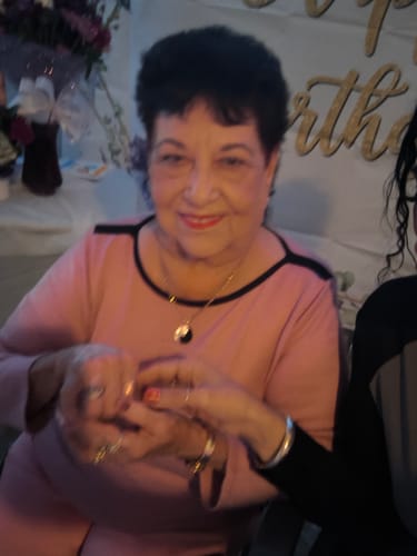 Customer photo review of Personalized Photo Birthstone Custom Ring