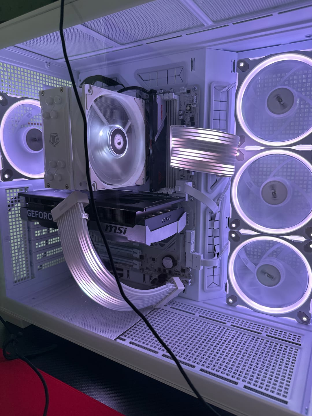Customer photo review of AsiaHorse Aurora Learn PSU Cable Cover