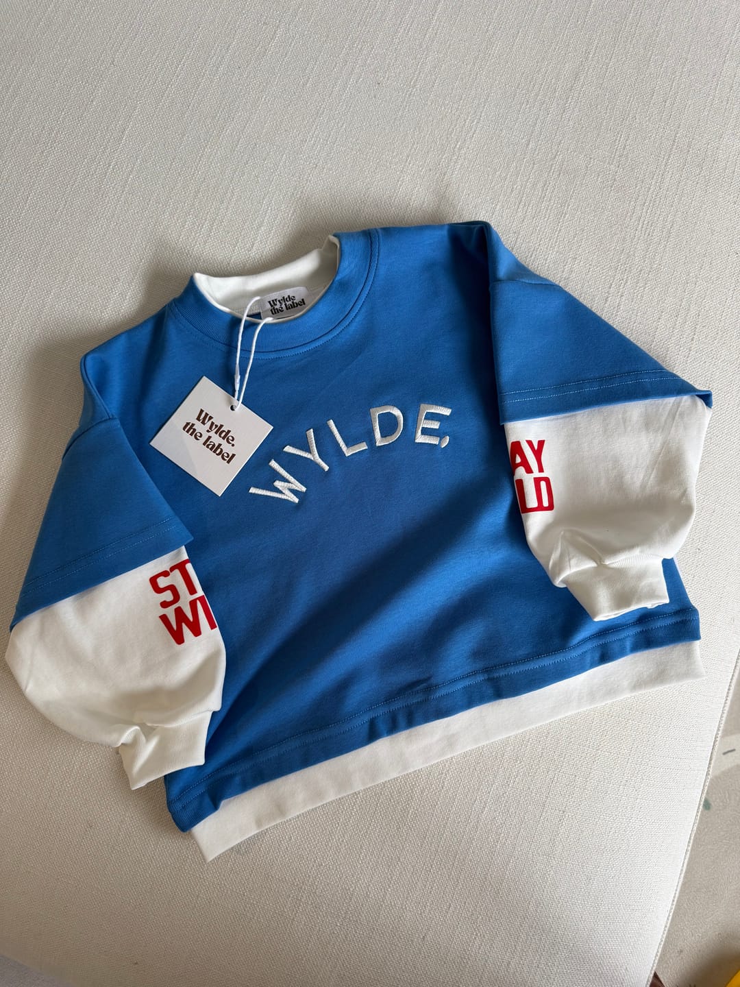 Customer photo review of Roar L/S layer tee - Blue