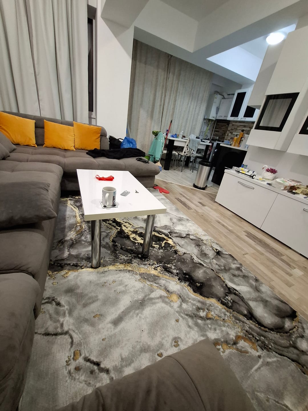 Customer photo review of Covor Modern Ege, gri/negru