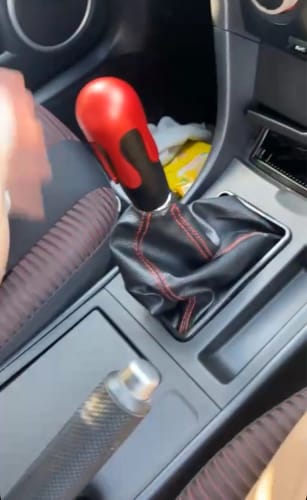 Customer photo review of Ice Cream Drip Gear Shift Knob