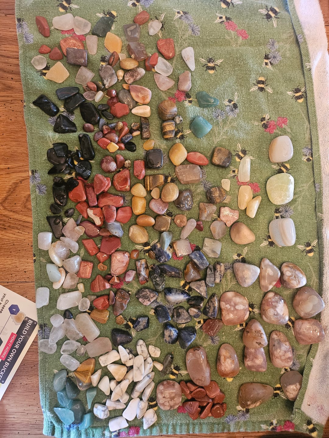 Customer photo review of Gallon Tumbled Stone Bucket
