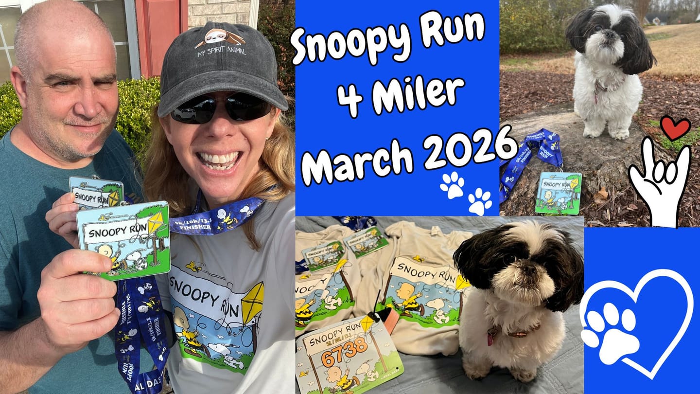 Customer photo review of Snoopy Run 5K/10K/13.1 🏃