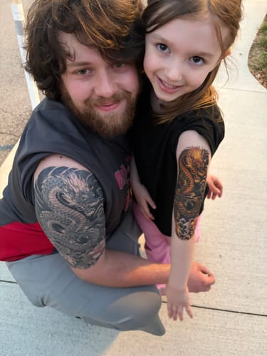 Customer photo review of Create Your Own Tattoo