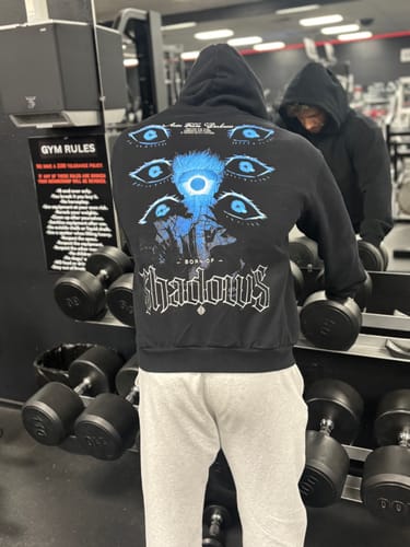 Customer photo review of Jujutsu Kaisen 'Gojo' Oversized Hoodie