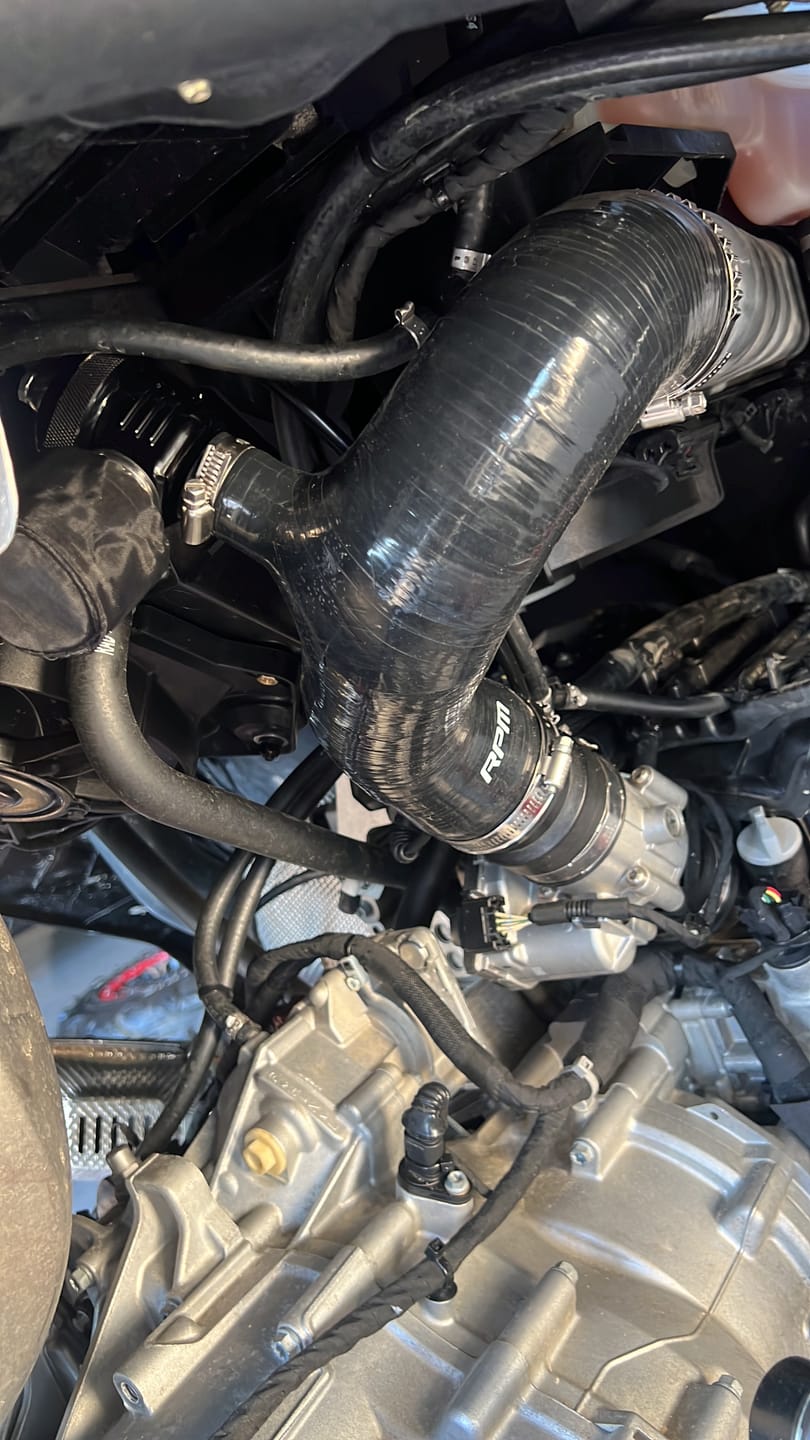 Customer photo review of RPM Can-Am Maverick R Carbon Fiber High Flow Intake System