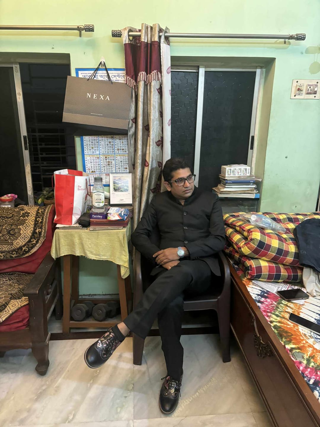 Customer photo review of Bageecha Brogues Men – Coal