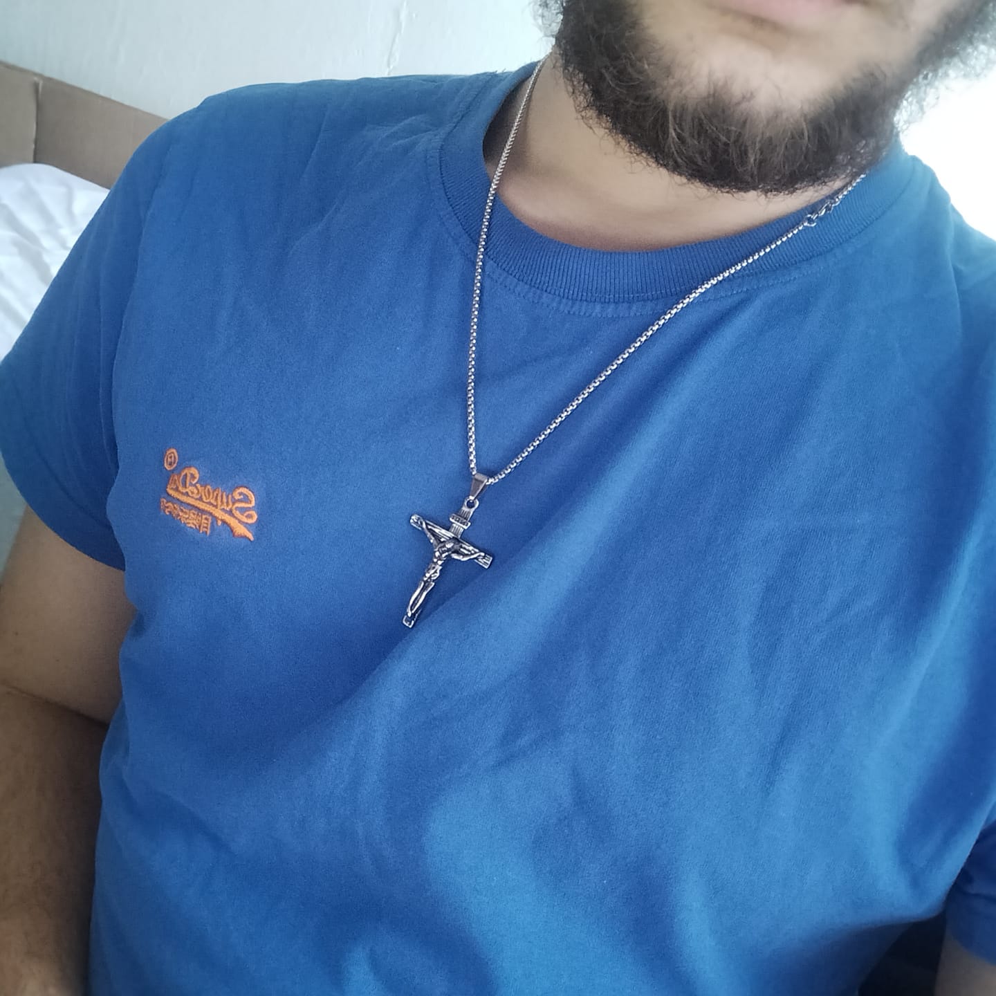 Customer photo review of FREE Today: Christ Jewelry Crucifix Pendant Charm Necklace