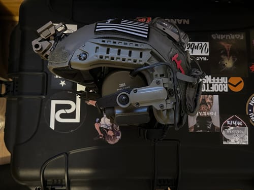 Customer photo review of Ops-Core AMP Helmet Rail Mount Kit - Vent Mode