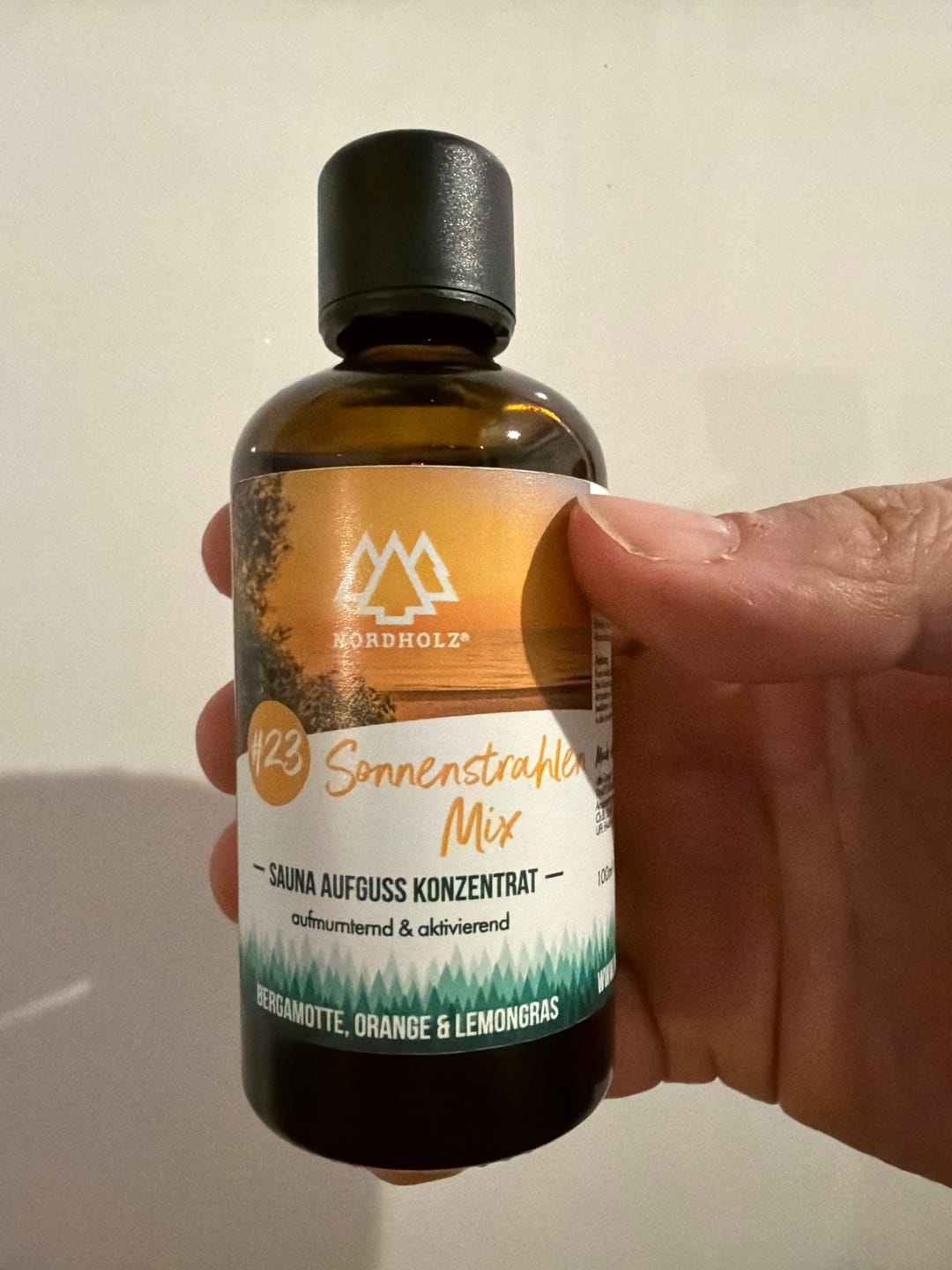 Customer photo review of Sauna Aufguss Konzentrat #23 Sonnenstrahlen-Mix