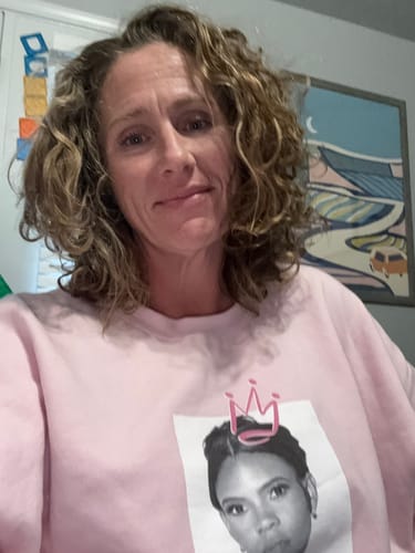 Customer photo review of People's Detective Crewneck