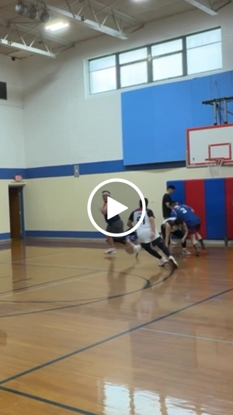 Customer video review of Custom Navy White Reversible Double Side Tops Basketball Jersey