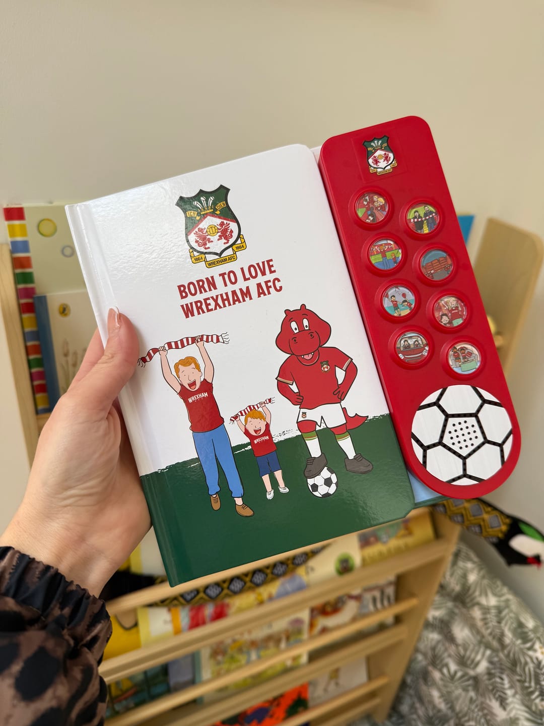 Customer photo review of Wrexham AFC Fan Chants Sound Book