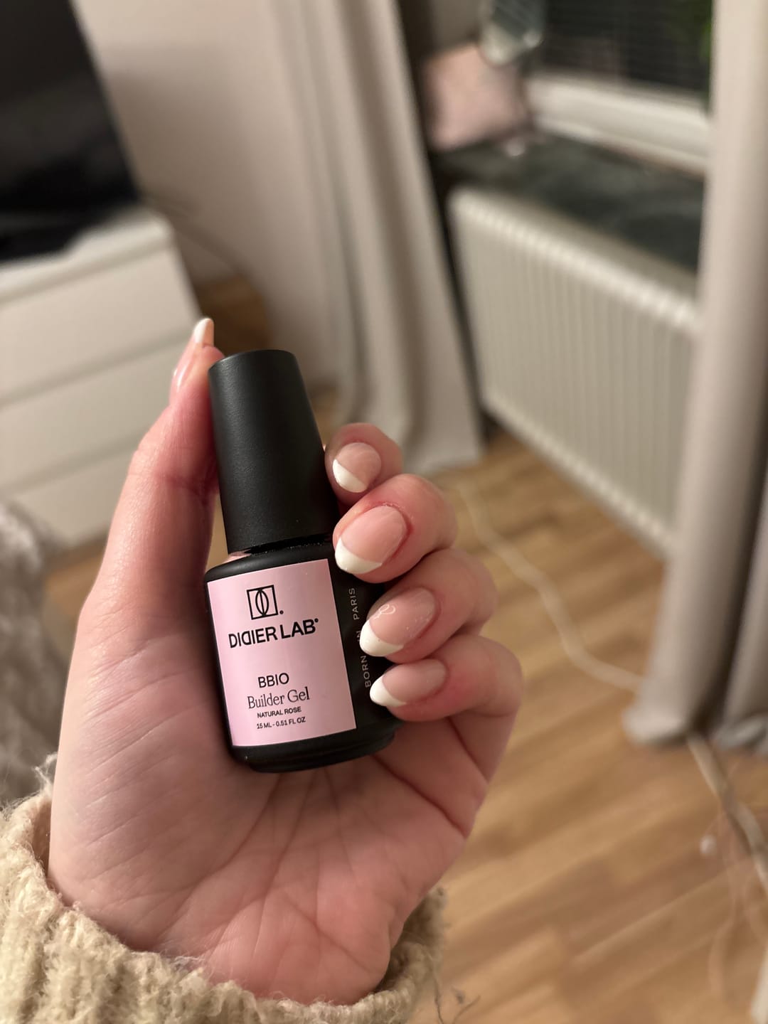 Customer photo review of Builder Gel BBIO "Didier Lab" Natural Rose, 15ml