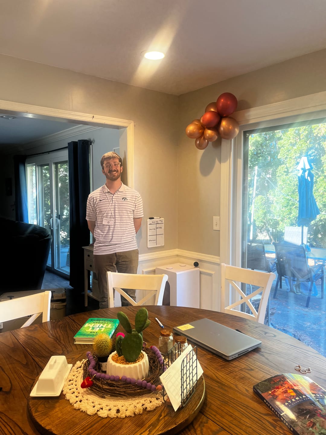 Customer photo review of Personalized Cardboard Cutouts | Custom Life Size Cutout