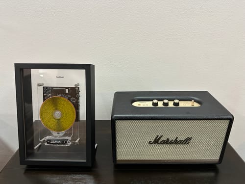 Customer photo review of M1 Music Frame CD Player