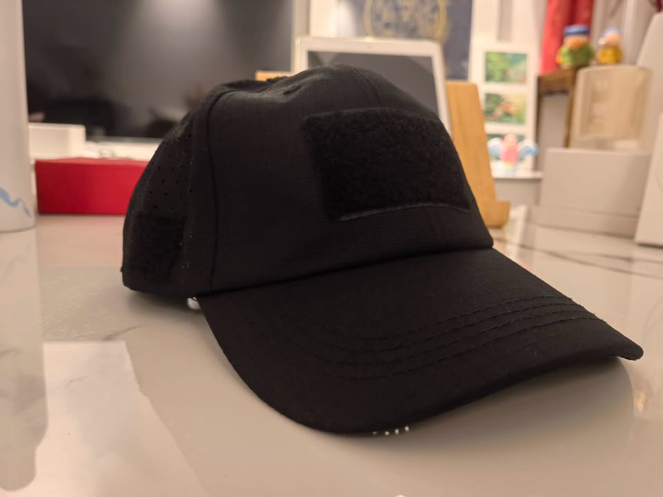 Customer photo review of Breathable Tactical Mesh Baseball Cap
