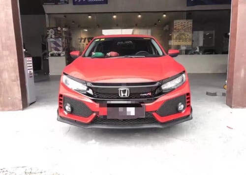 Customer photo review of Front Honery Grill Mesh For 10th Gen Civic