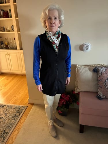 Customer photo review of Carefree Long Vest