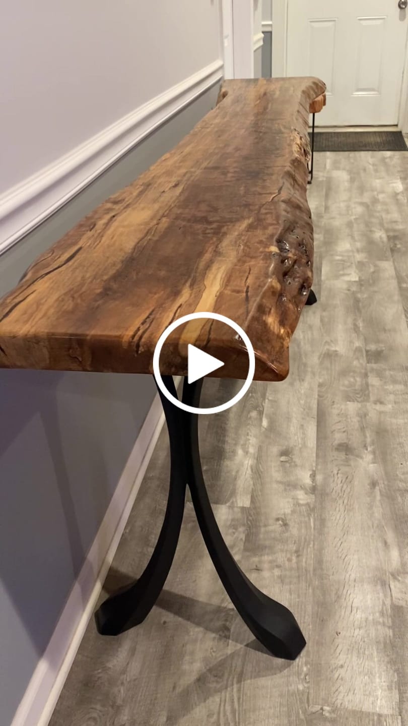 Customer video review of Bench Legs 108/128 Curva 16" H Curved Metal Furniture Legs