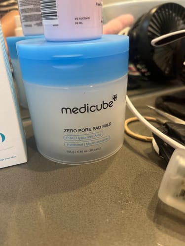 Customer photo review of Medicube - Zero Pore Pad Mild (70 Pads)
