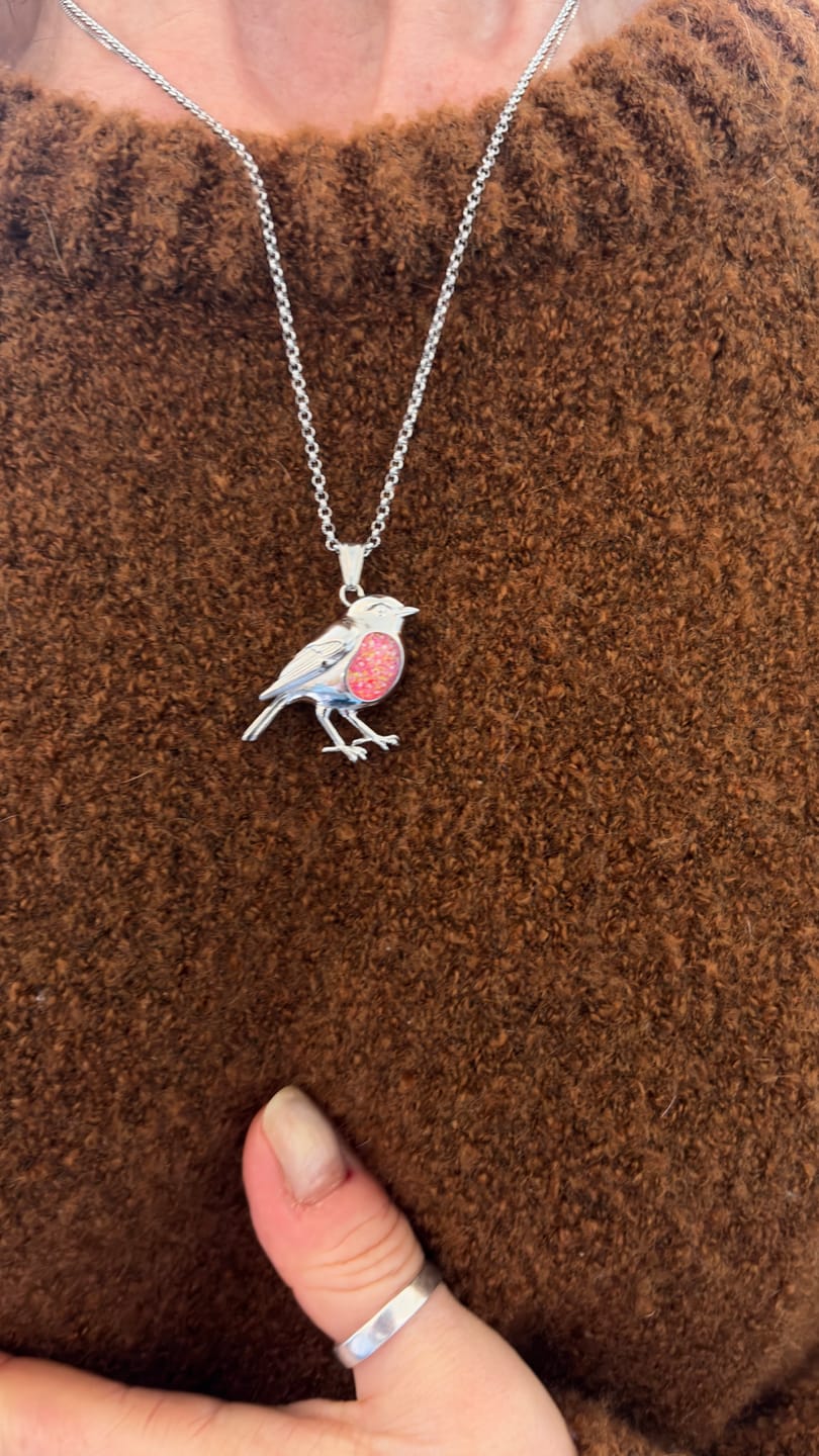 Customer photo review of Robbie Robin Stainless Steel Pendant