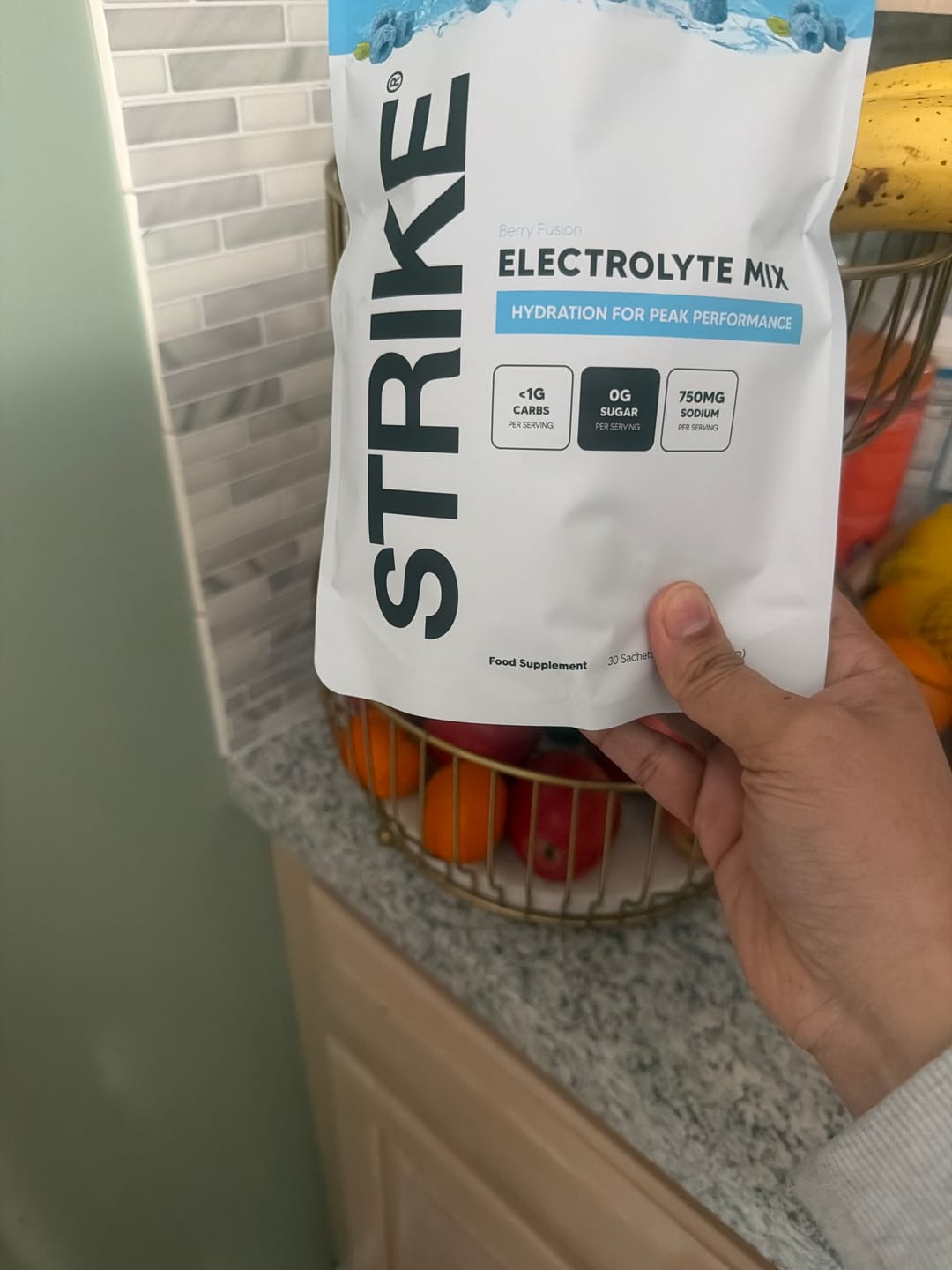Customer photo review of Strike Electrolytes