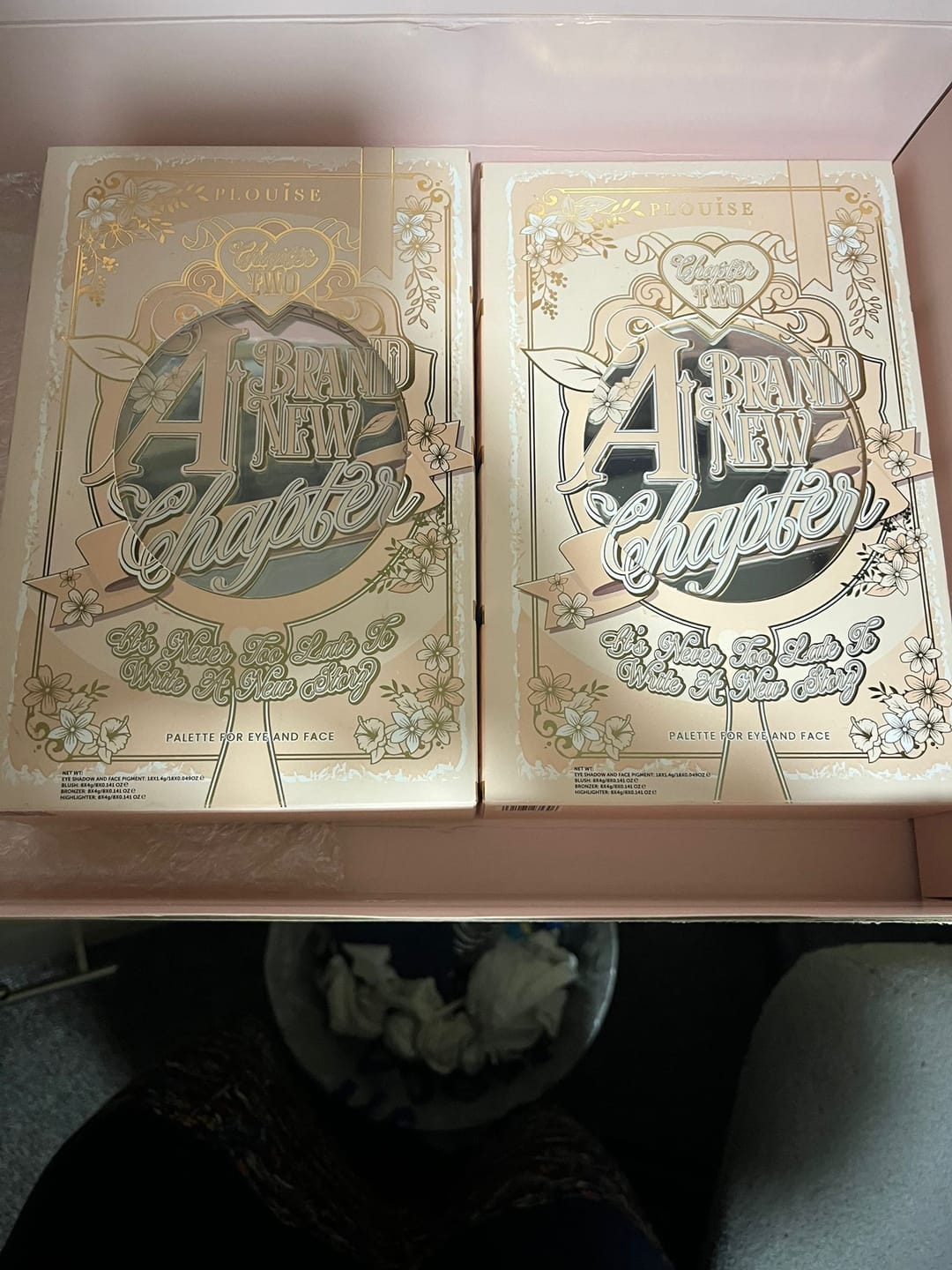 Customer photo review of P. Louise A Brand New Chapter Palette - Chapter Two