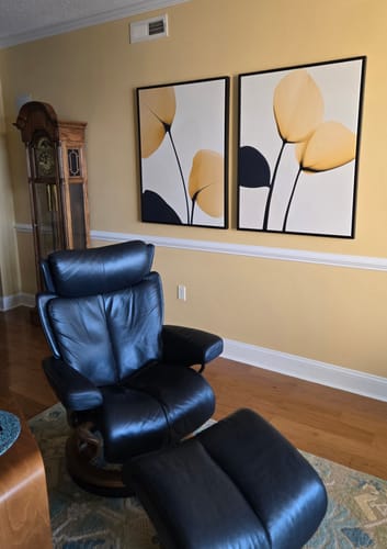 Customer photo review of Golden Leaves Set of 2