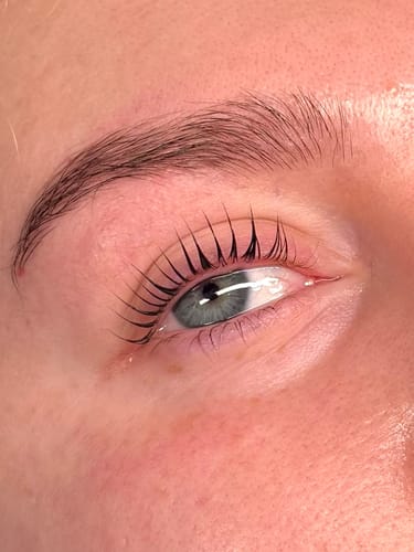 Customer photo review of Pure Care Lash & Brow Lift Pack