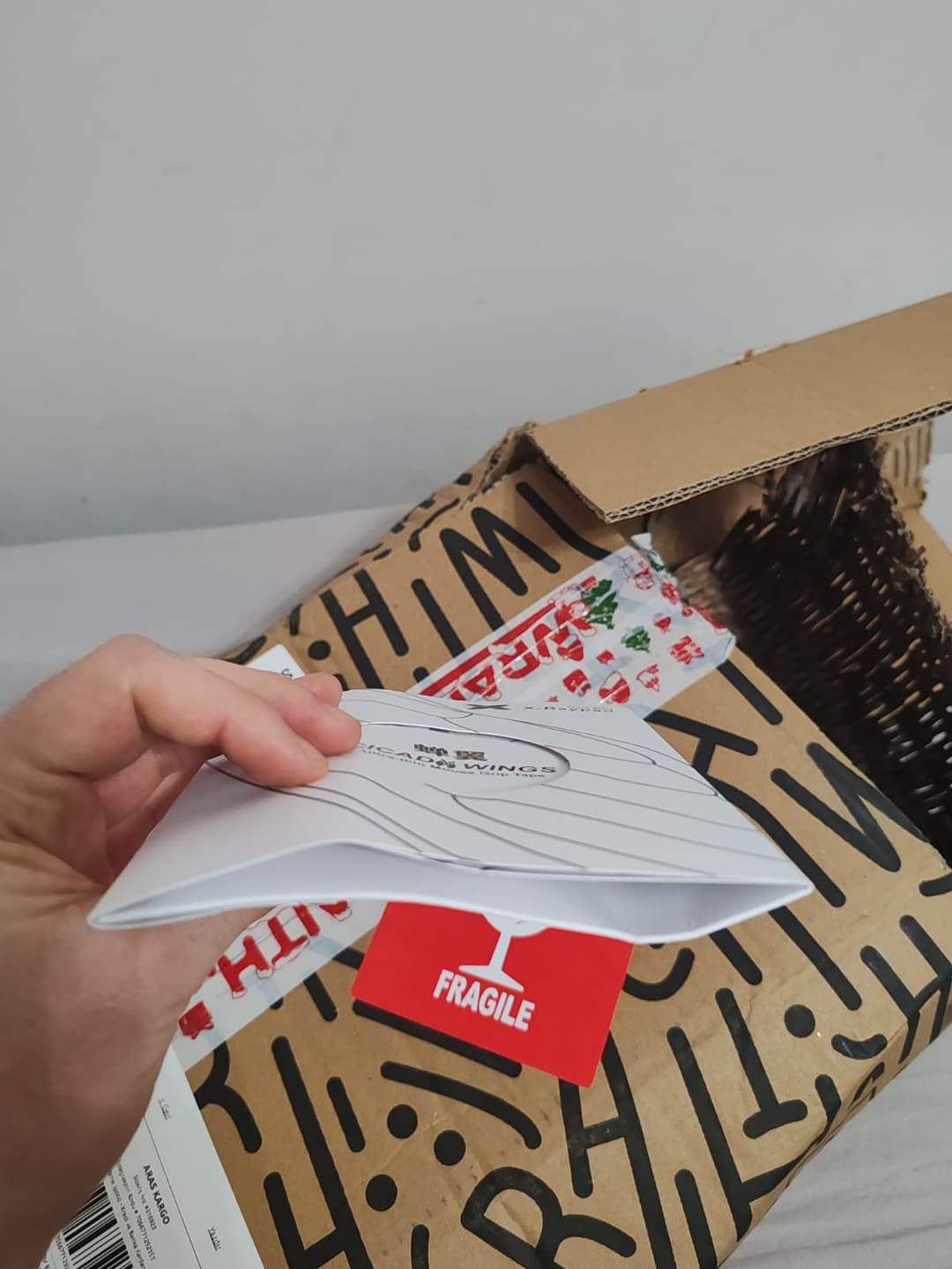 Customer photo review of X-Raypad Cicada Wings V2 Universal Grip Tape
